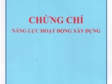 Chứng chỉ Năng lực hoạt động xây dựng